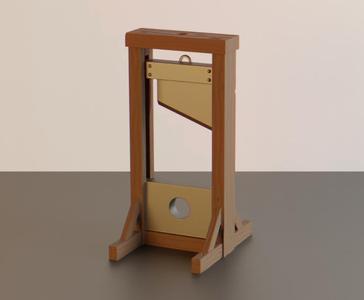 Functional Guillotine execution torture device