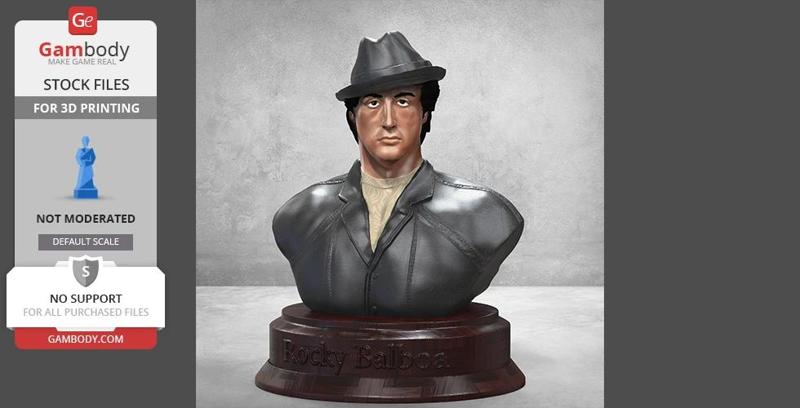 Rocky Balboa Bust - Sylvester Stallone New Version