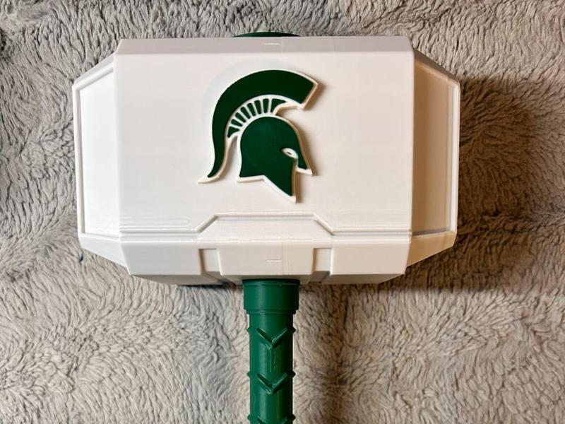 Michigan St Spartans - Thors Hammer