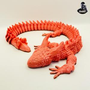 Diabolical Dragon Snake - Articluated - Print in Place - No Supports - Flexi