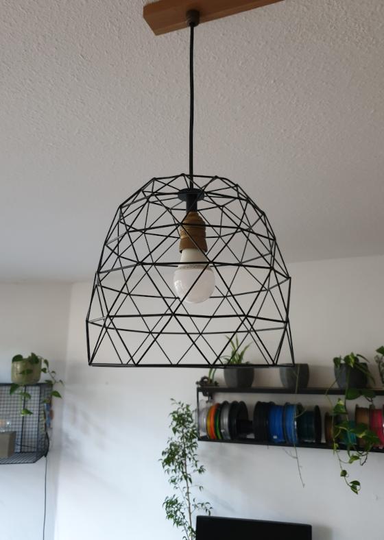 Industrial Style Fruit Basket Lamps