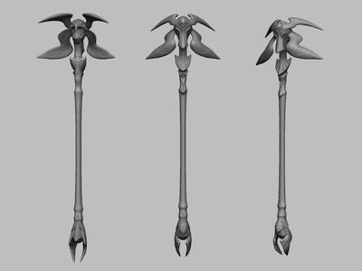 Thyrus Atma Staff - Final Fantasy XIV 3d print