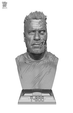 T800 Bust stl file