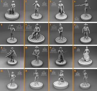 Wild west 3D Model Collection