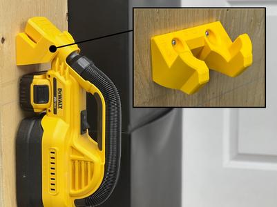 Wall mount for DeWalt DCV517 Portable Vacuum 20V