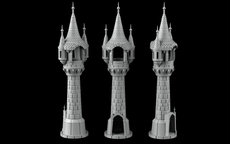 Rapunzel Dice Tower