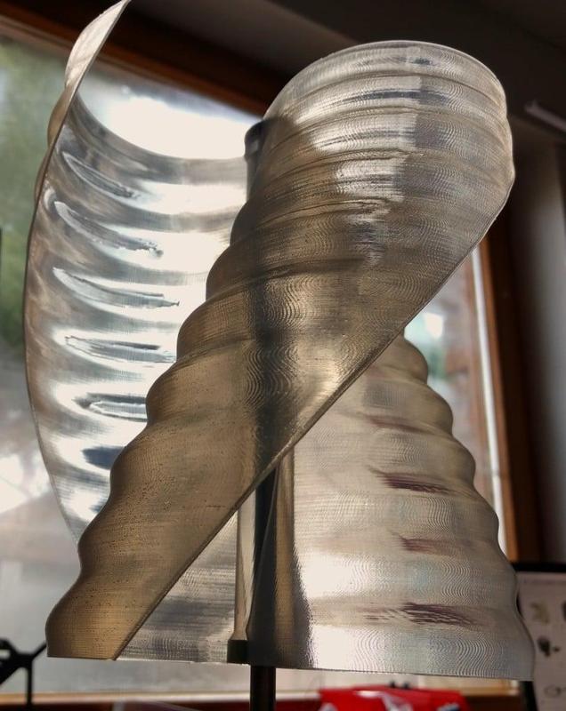 vertical windmill helix vase mode