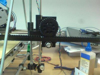 Rack & pinion for X-Axis