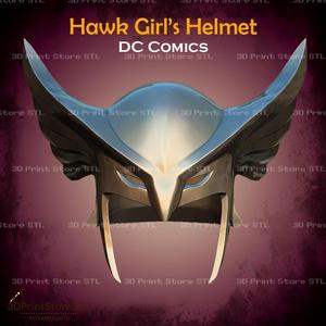 Hawkgirl Helmet Cosplay DC Comics - STL File