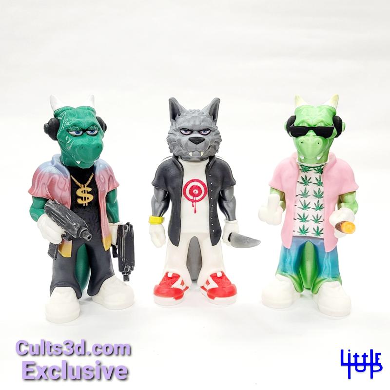 Wolf and Dragon custom figure collection#1