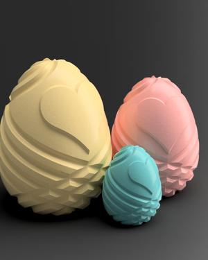 Large Heart Egg