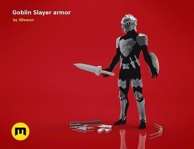 Goblin Slayer Armor Weapons and Helmet 3D Model Collection