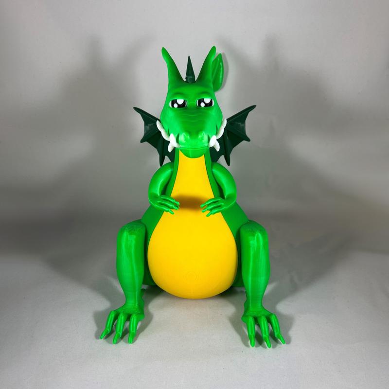 Chonk the Dragon STL File - NO AMS - COMMERCIAL LICENSE
