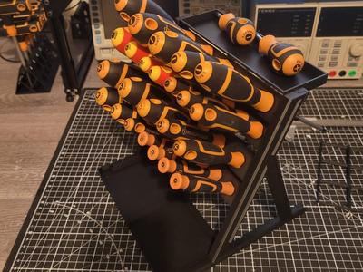 Modular Desktop Tool Holder (Optional Gridfinity)