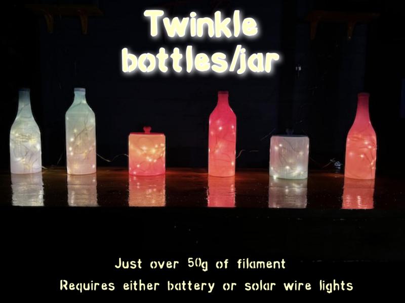 Bottle and Jar Twinkle Lights Set 