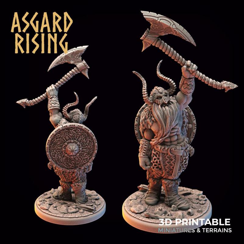 Midgard Vikings: Jarl Rurik (alternative Weapons) PRESUPPORTED