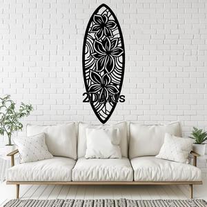 Surfboard 2D Wall Art/Window Art - Digital STL & SVG Files for 3D Printing and Laser Cutting
