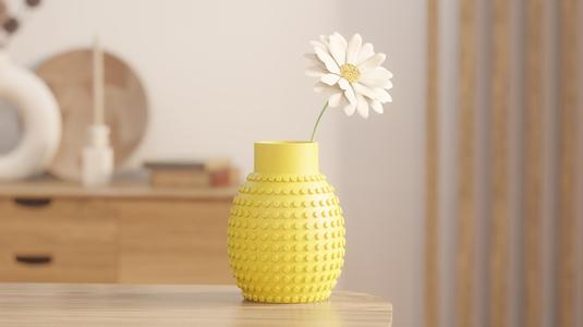 LEGO-Inspired Vase for Playful & Nostalgic Home Decor