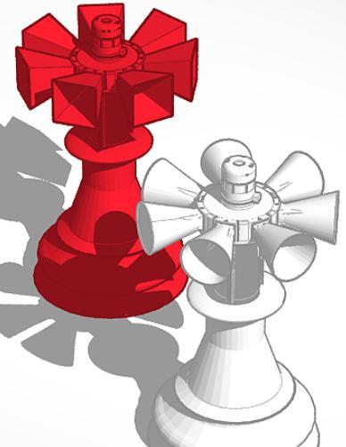 Siren chess piece
