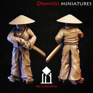 samurai straw hat