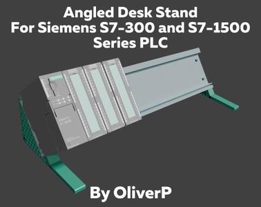 Angled Desk Stand for Siemens Simatic S7-300, S7-1500 Series PLC
