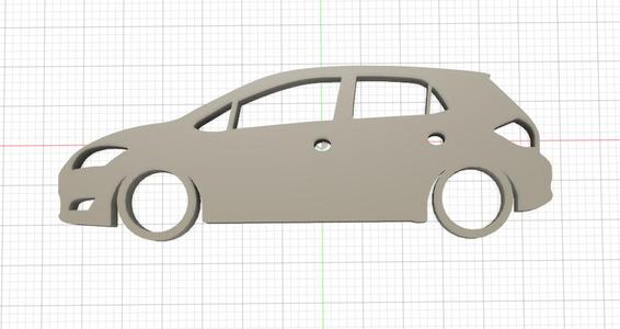 Toyota Auris 2009 keychain