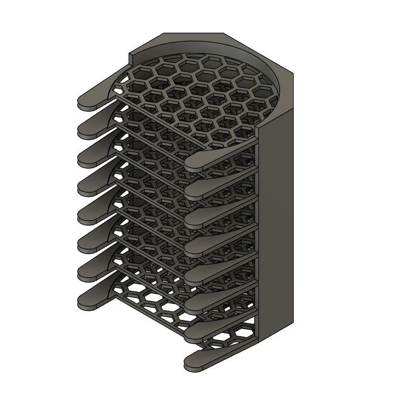 Petri dish rack