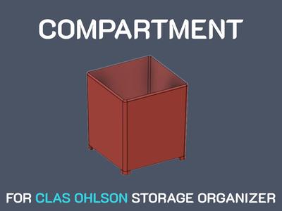 Compartment for Clas Ohlson storage organizer