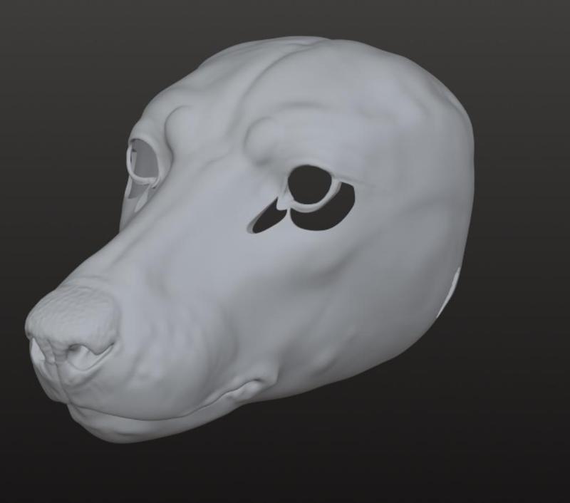 Realistic Wolf Mask 