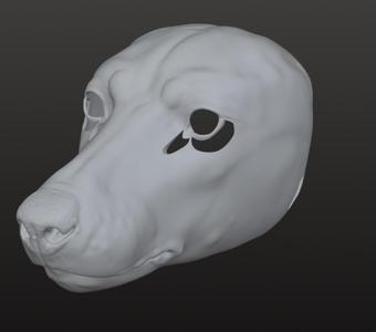 Realistic Wolf Mask 