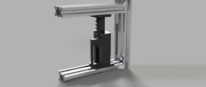 mg995&mg996r servo lifting system for 2040 profile