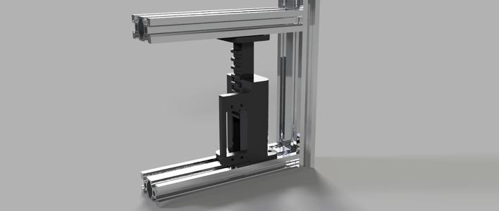 mg995&mg996r servo lifting system for 2040 profile