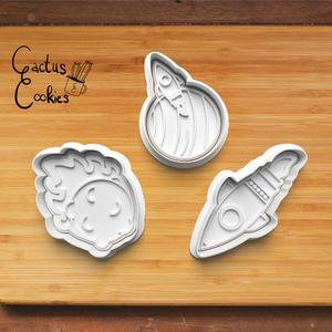 Space Cookie Cutter set 0187
