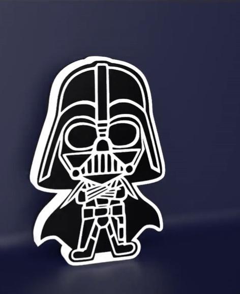 Chibi Darth Vader - LED strip compatible