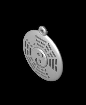 Yin Yang Keychain - King Wen