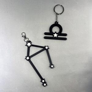 Libra Constellation and Zodiac Symbol Keychain Bundle - 3D Printable STL Files - NO AMS - COMMERCIAL