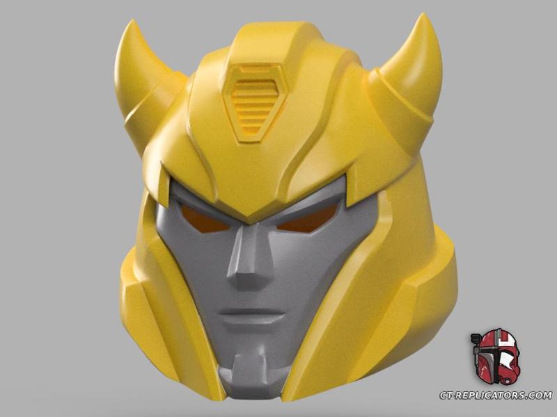 G1 Fortnite Transformers Bumblebee Helmet 1:1 Replica Cosplay