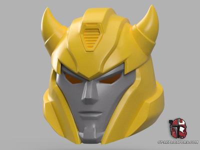 G1 Fortnite Transformers Bumblebee Helmet 1:1 Replica Cosplay