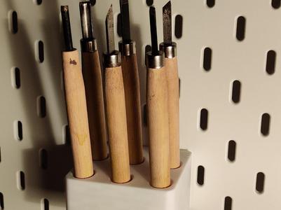 Skadis mini carving tool holder - 12 mm tools