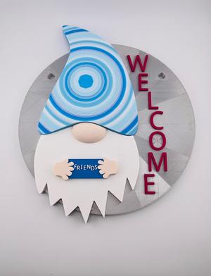 Modular Gnome Welcome Sign