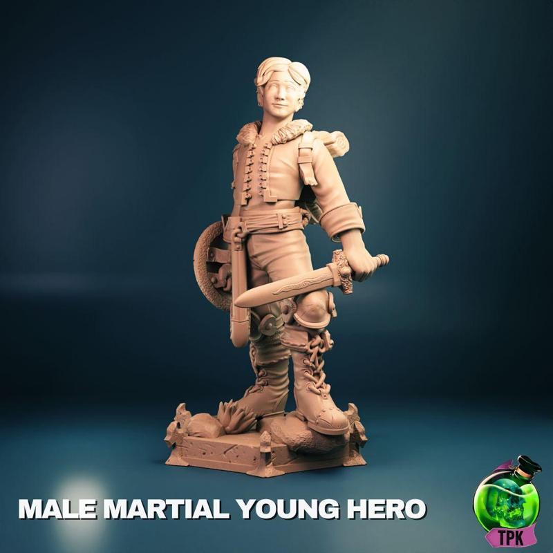 Male Martial Young Hero