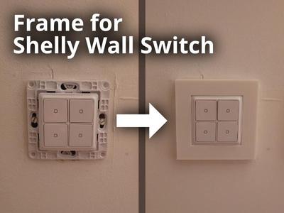 Frame for Shelly Wall Switch