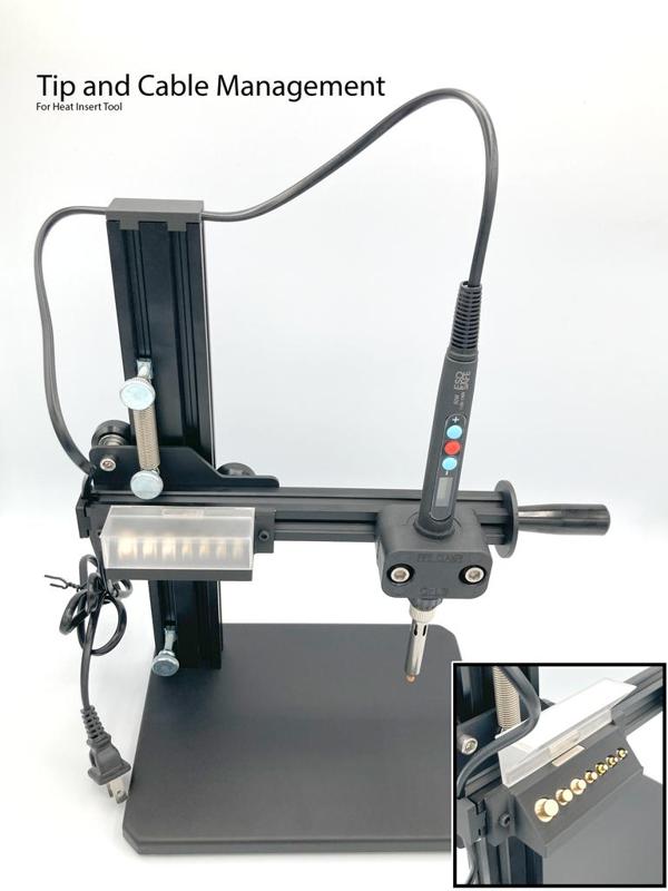 Heat Press Machine Integrated Tip and Cable Management
