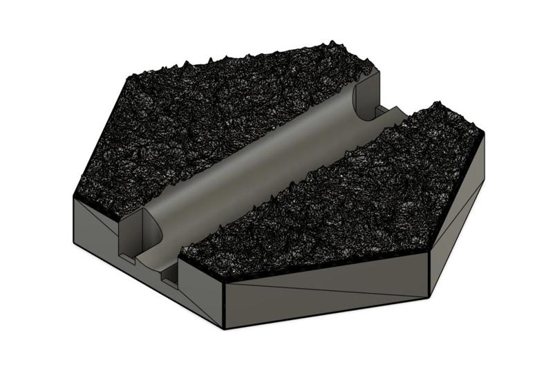 Grass Tile for Gravitrax (with straight)