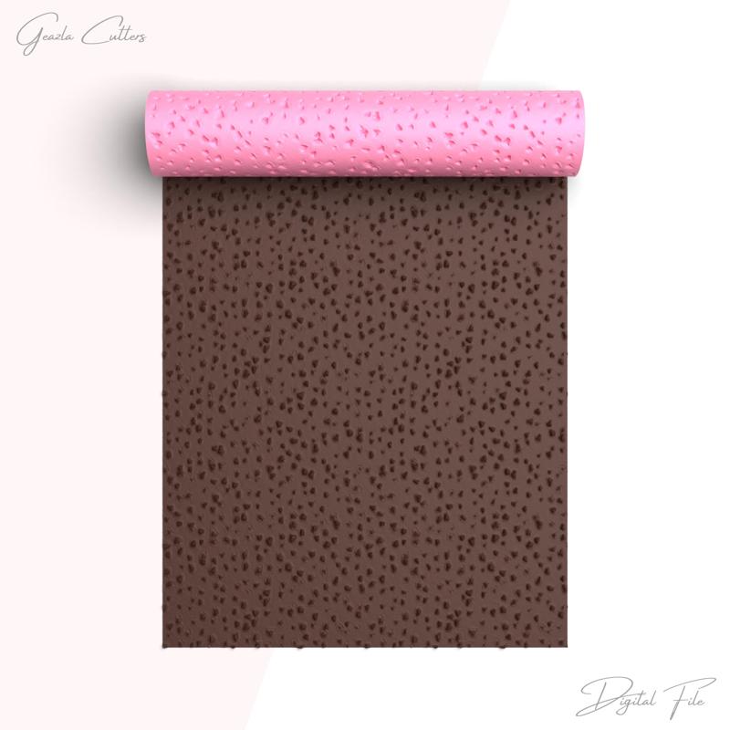 Chocolate Chips Texture Roller For Polymer Clay, Chocolate Clay Texture Rolling Pin, No: 1440
