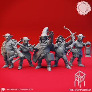 Deep Gnomes - Tabletop Miniatures (Pre-Supported)
