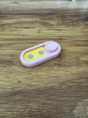 Fidget Slider with Keychain, Magnetic Fidget Toy, Quiet Stress Relief Enhanced Focus