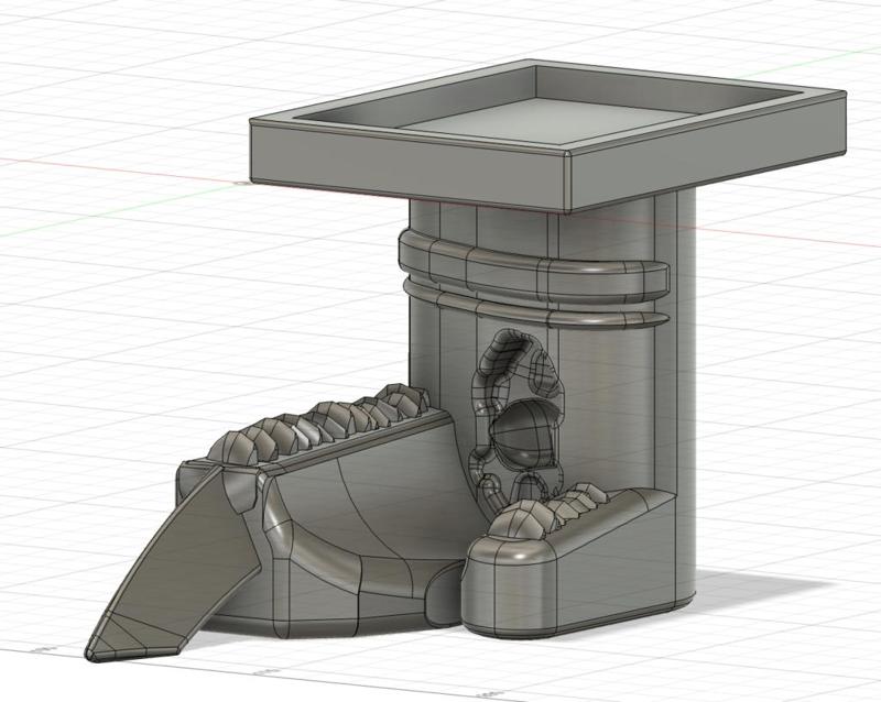 Robo Ostrich Left Foot