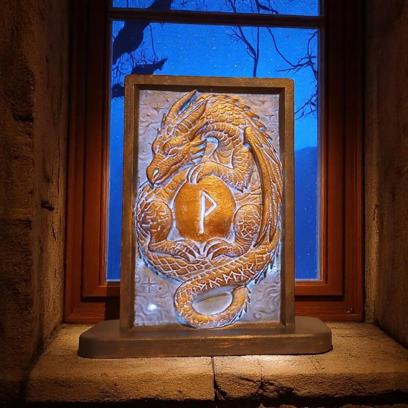 Dragon Rune Light Box