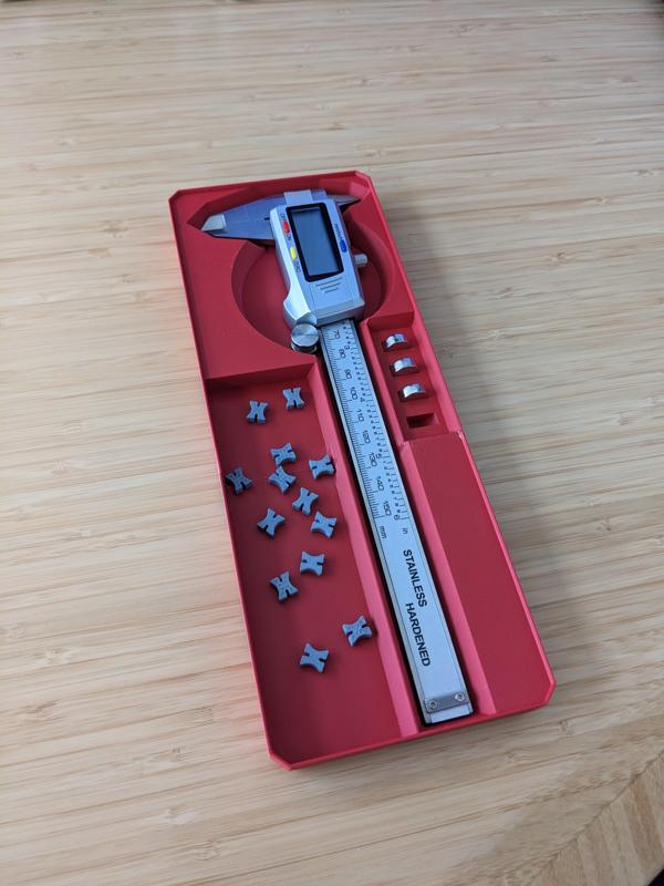 Multibin Digital Caliper Insert 5x2x0.5